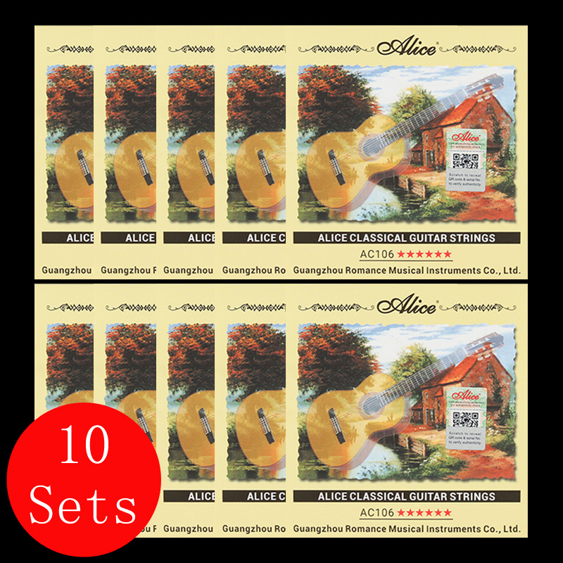 Diy Guitar Electronics - Classical Guitar Strings 10 Sets Alice
