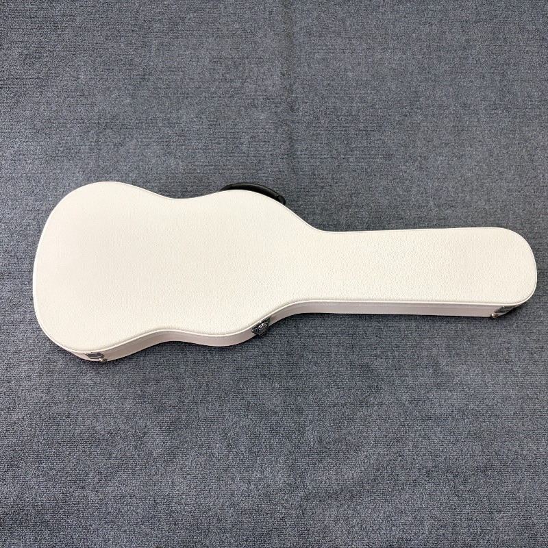 Diy Guitar Electronics - Pure White Electric Guitar Case Leather