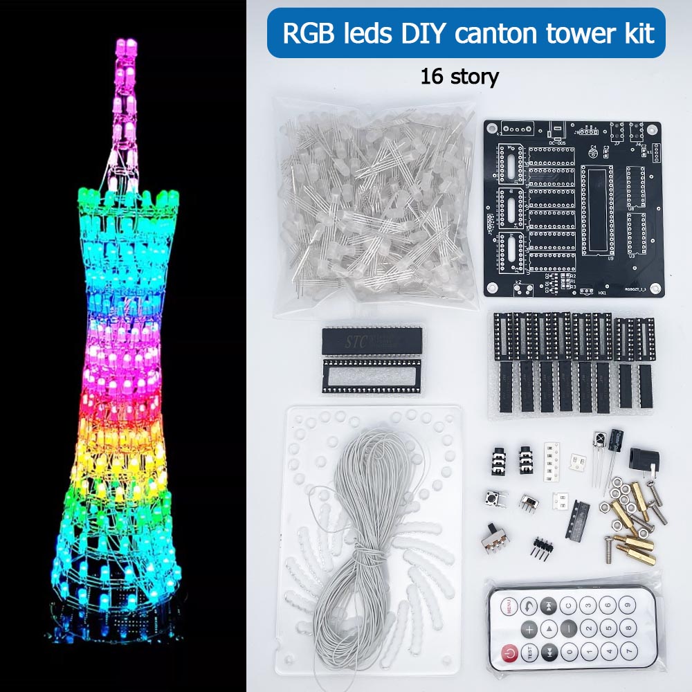 Diy Electronics India - DIY electronic soldering kit RGB LED