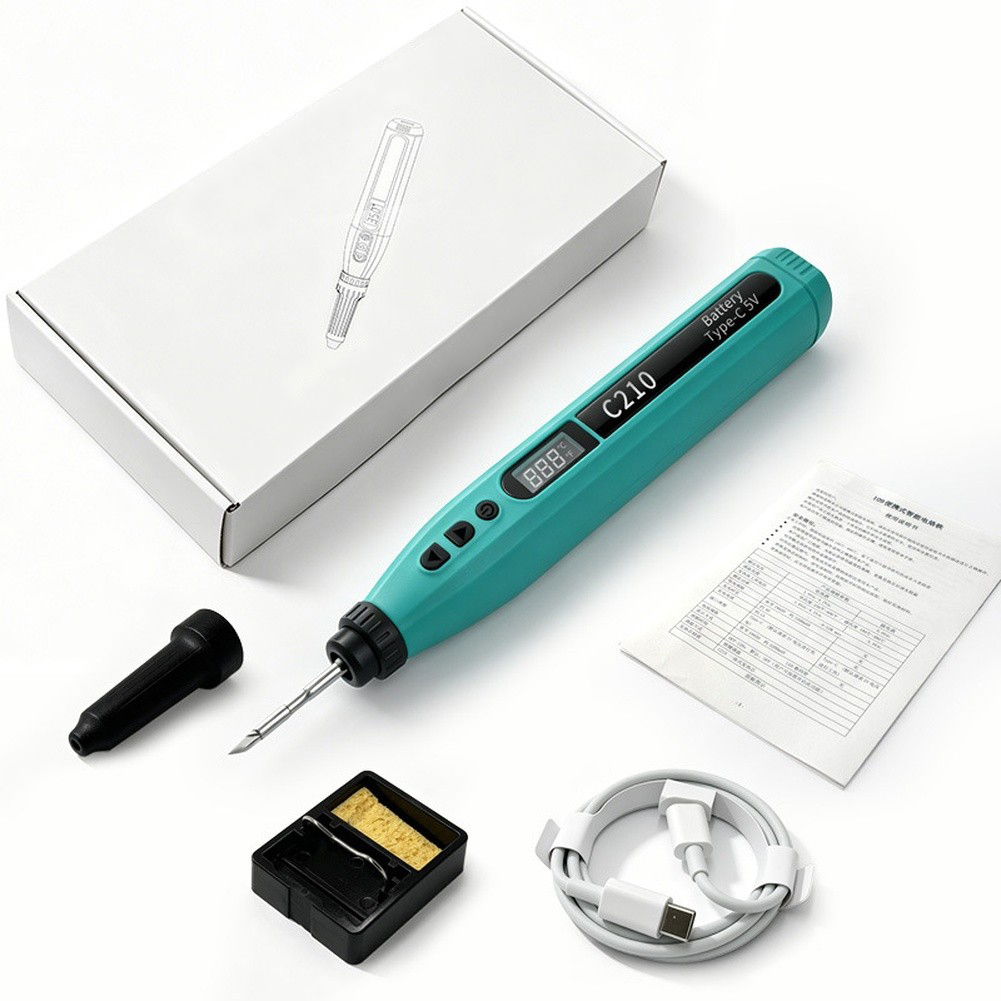 Diy Elektronic - Smart Digital USB Soldering Iron Set