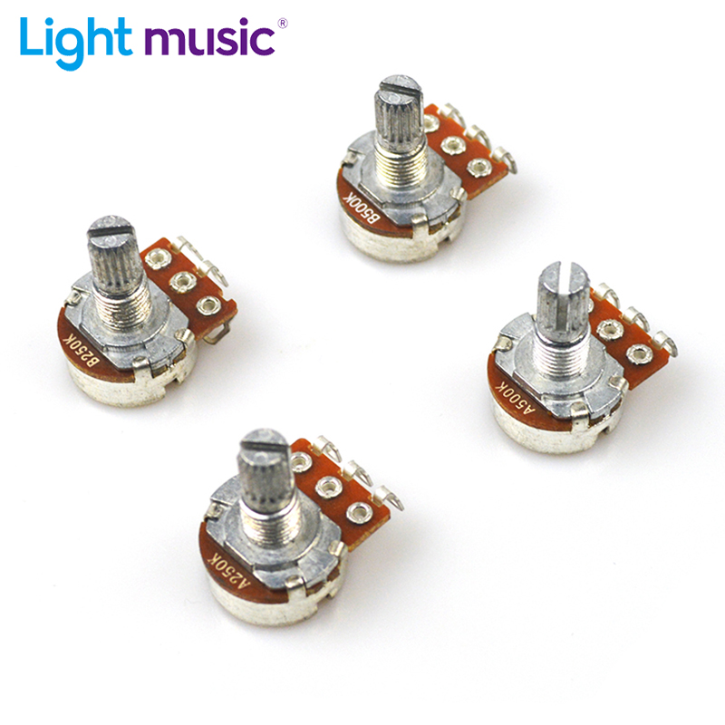 Diy Guitar Electronics - 2pcs A500K B500K A250K B250K Potentiometer