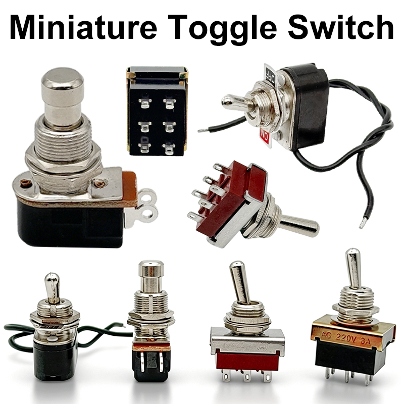 Diy Guitar Electronics - SPST Toggle Switch 12mm Cutout Rocker
