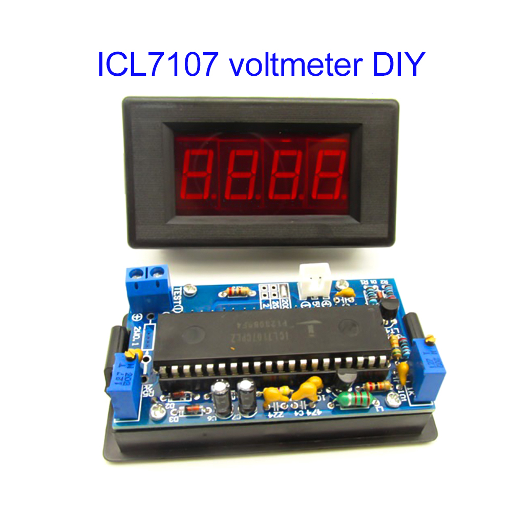 ICL7107 Voltmeter DIY Kit Part - Diy Elektronic recension och pris