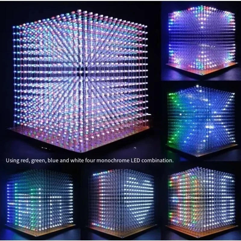 3 D16mini Light Cube Kit 16x16 - Diy Electronic recension och pris