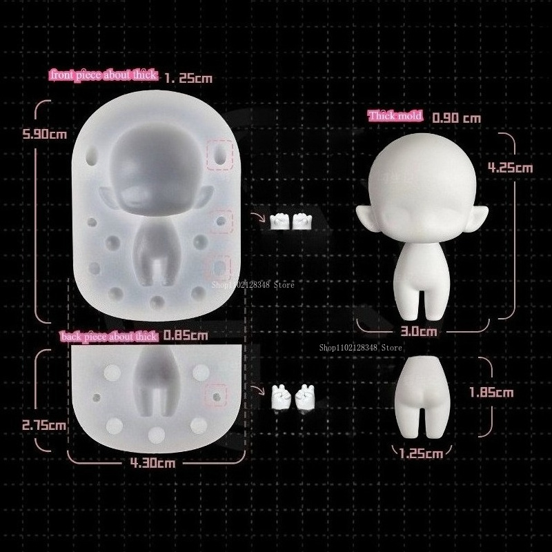 Q Version Body Model Silicone  - Diy Q recension och pris