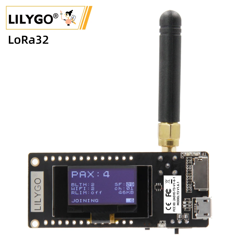 LILYGO® TTGO LoRa32 V2.1_1.6 V - Sd Card Module Spi recension och pris