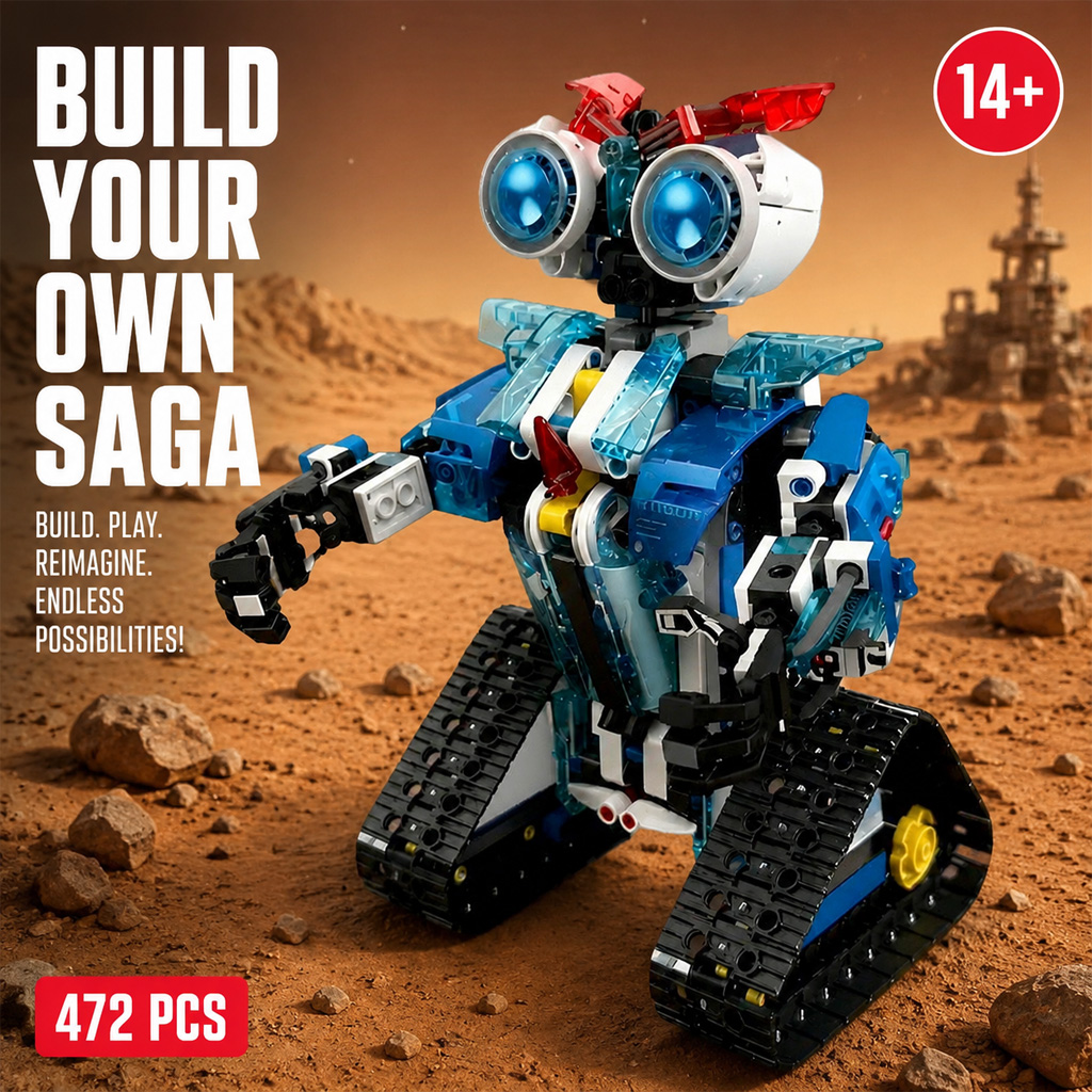476PCS Mini Robot Building Blo - Diy Electronics India recension och pris