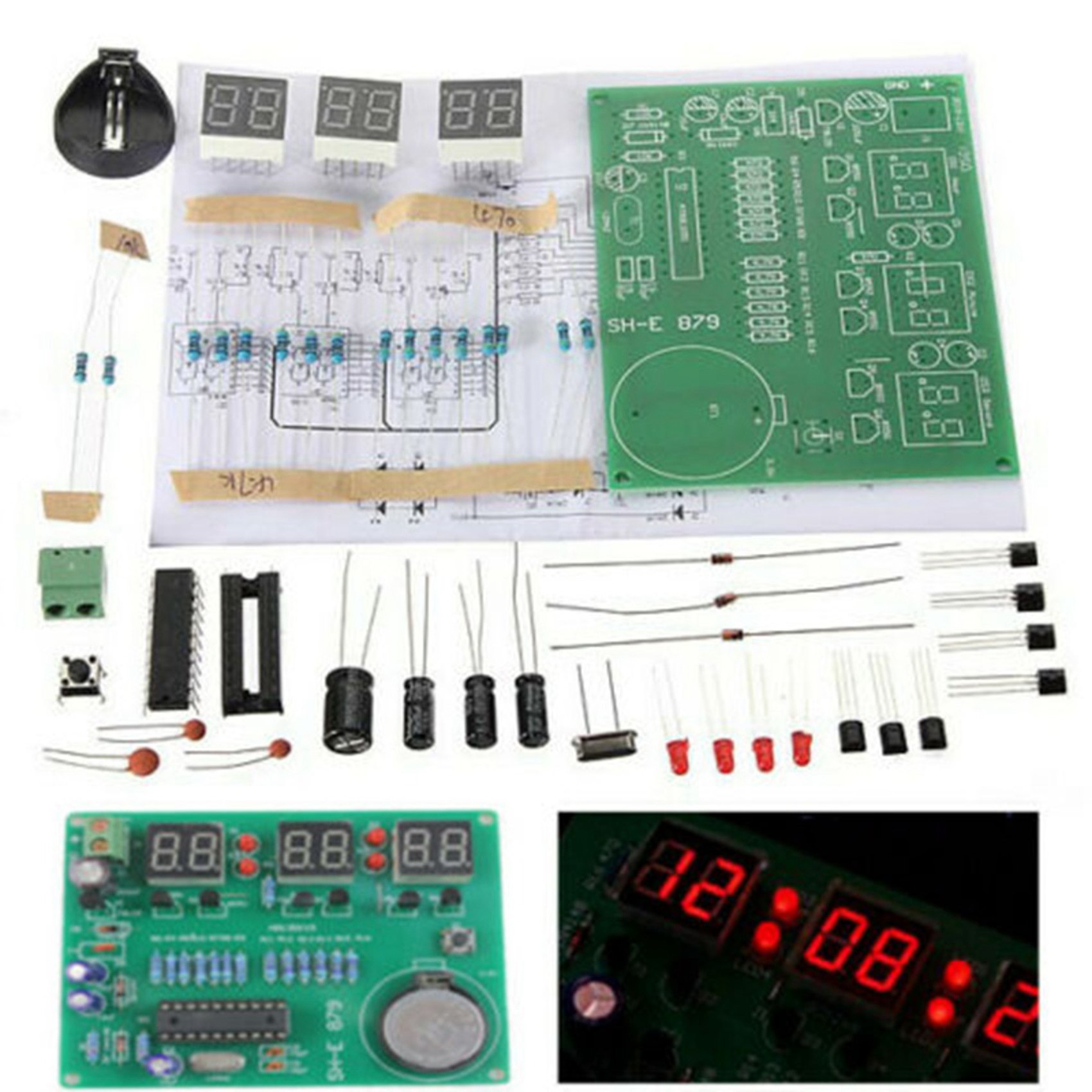 T31C-3 Set AT89C2051 6 Digital - Diy Electronics Flux recension och pris