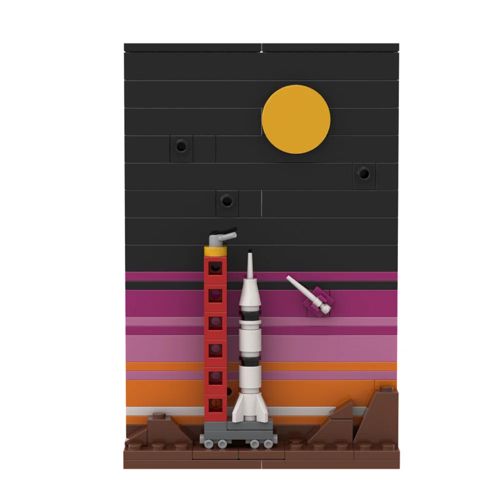 MOC Space Story Postcard Model - Diy Electronics Art recension och pris