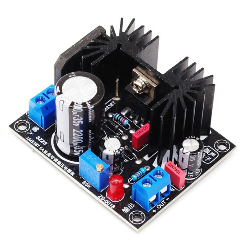 LM338 5A Output Adjustable Lin - Diy Electronics Power Supply recension och pris