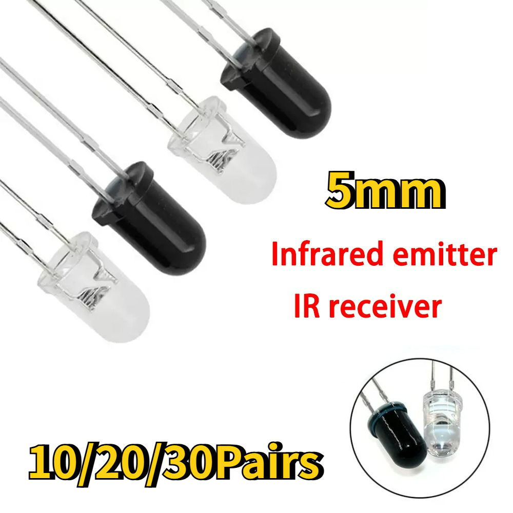 10-30Pairs 5mm 940nm IR LED Di - Diy Electronics India recension och pris