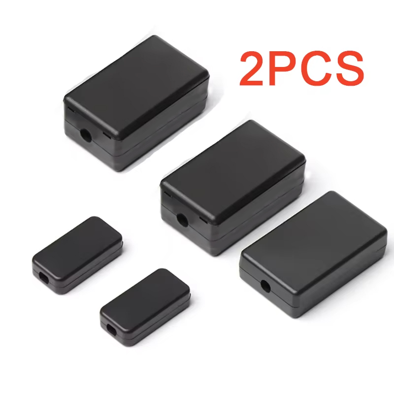 2PCS Plastic Waterproof Black  - Diy Electronics Supplies recension och pris