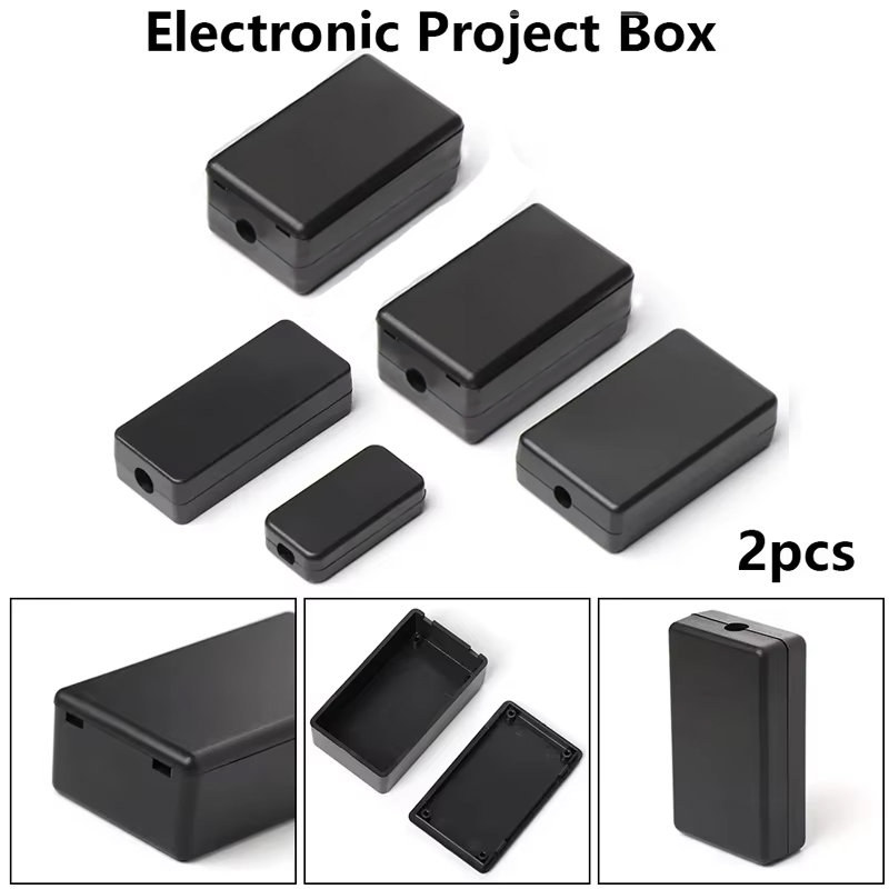 2PCS Plastic Waterproof Black  - Diy Electronics Supplies recension och pris