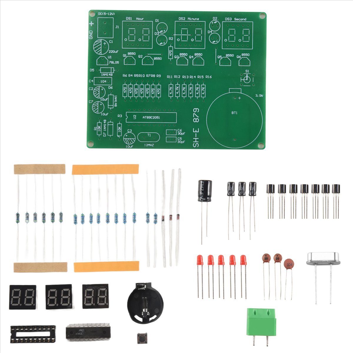 A003 AT89C2051 6 Digital LED D - Diy Electronics Flux recension och pris