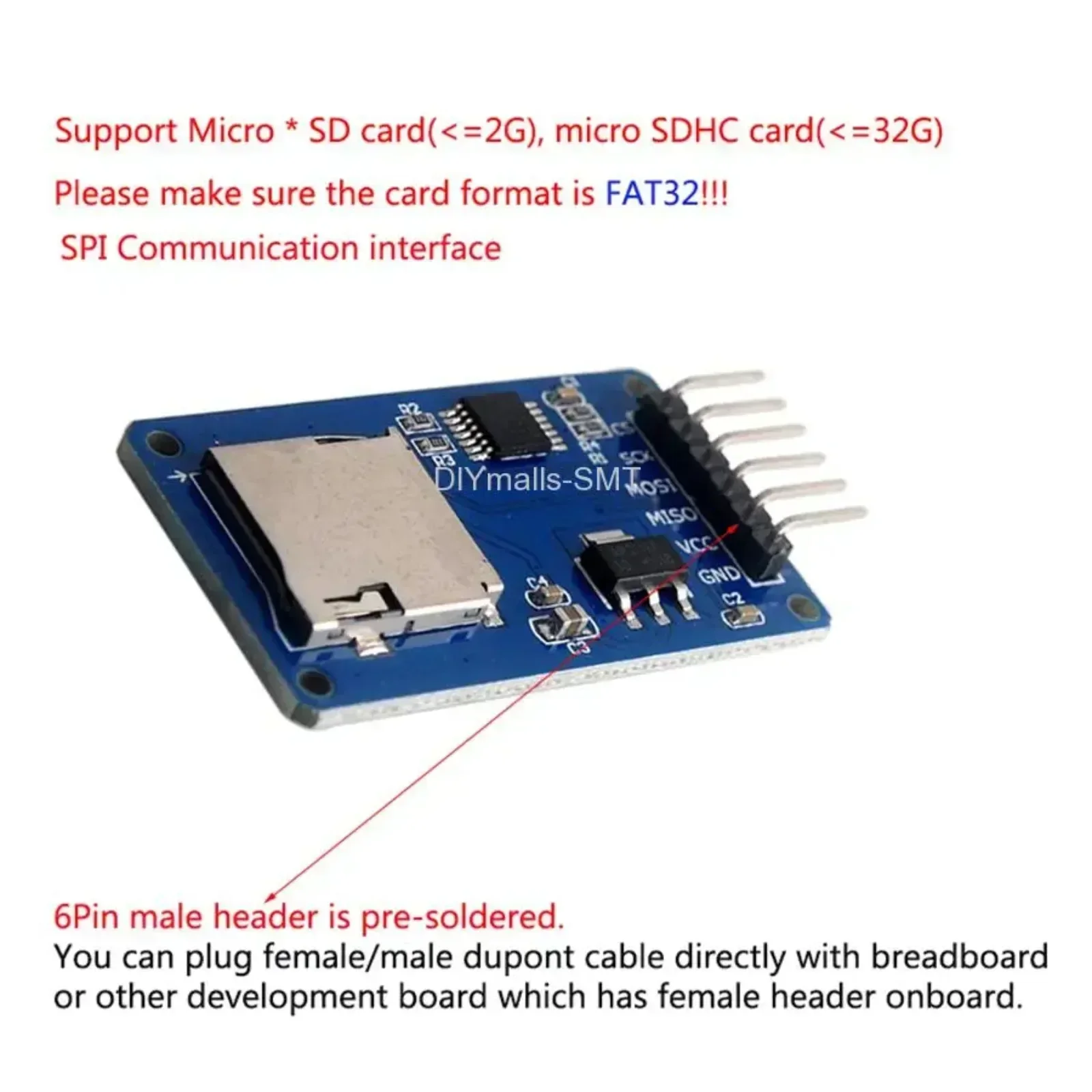 5PCS Micro SD Card Module With - Sd Card Module Spi recension och pris