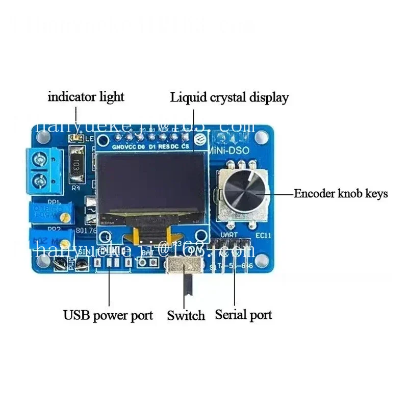 STC8K8A Microcontroller Kit DI - Oscilloscope Dso Mini recension och pris