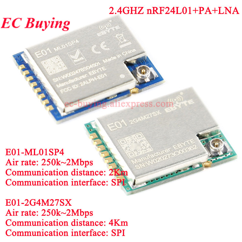10Pcs/1pc E01-2G4M27SX ML01SP4 - Nrf24L01 Module Wireless recension och pris