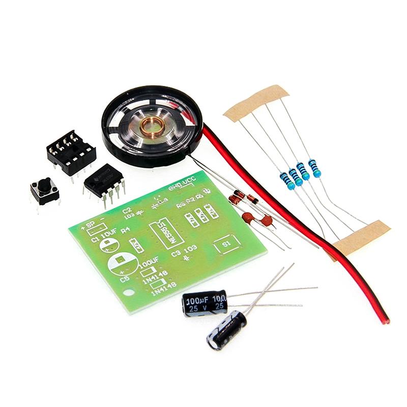 Dual Tone Ding Dong NE555 Door - Diy Electronics Course recension och pris