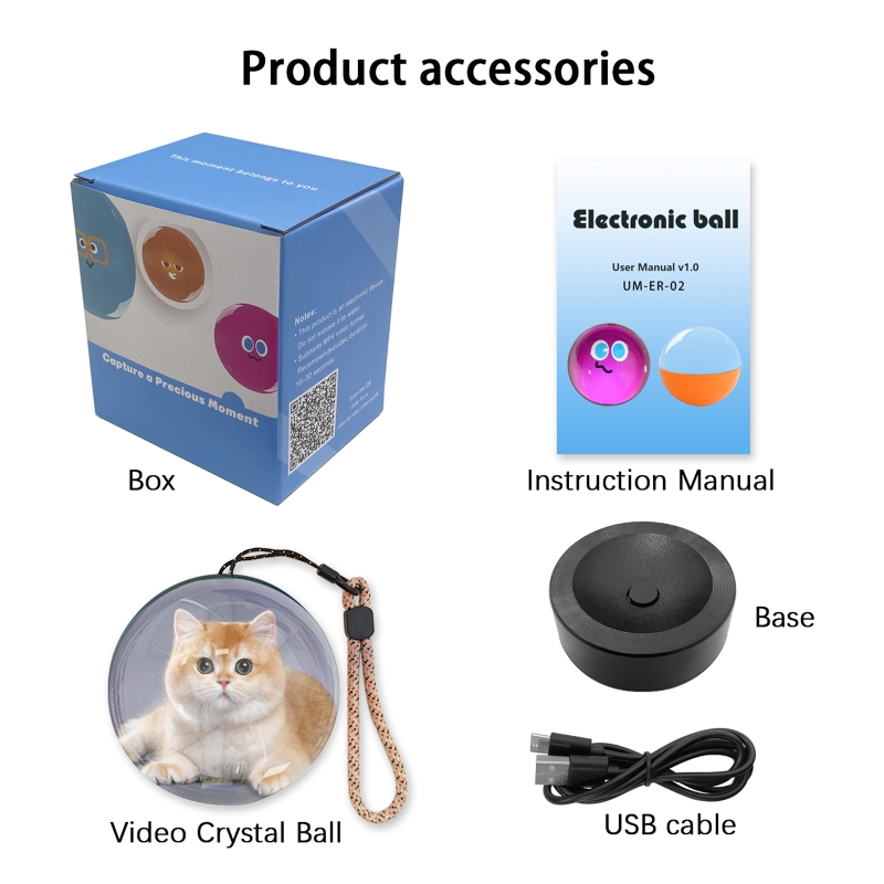 Wifi 3D Crystal Ball Customize - Diy Electronics Gifts recension och pris