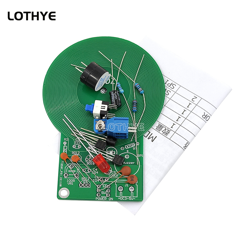 DC 3V-5V Metal Detector Kit DI - Diy Electronics Board recension och pris