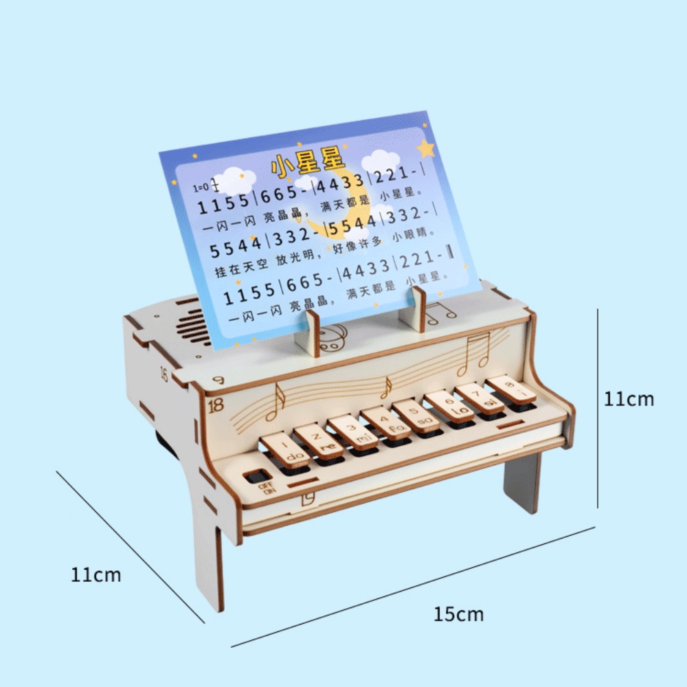 DIY Wooden Electronic Piano Mo - Diy Elektronic recension och pris