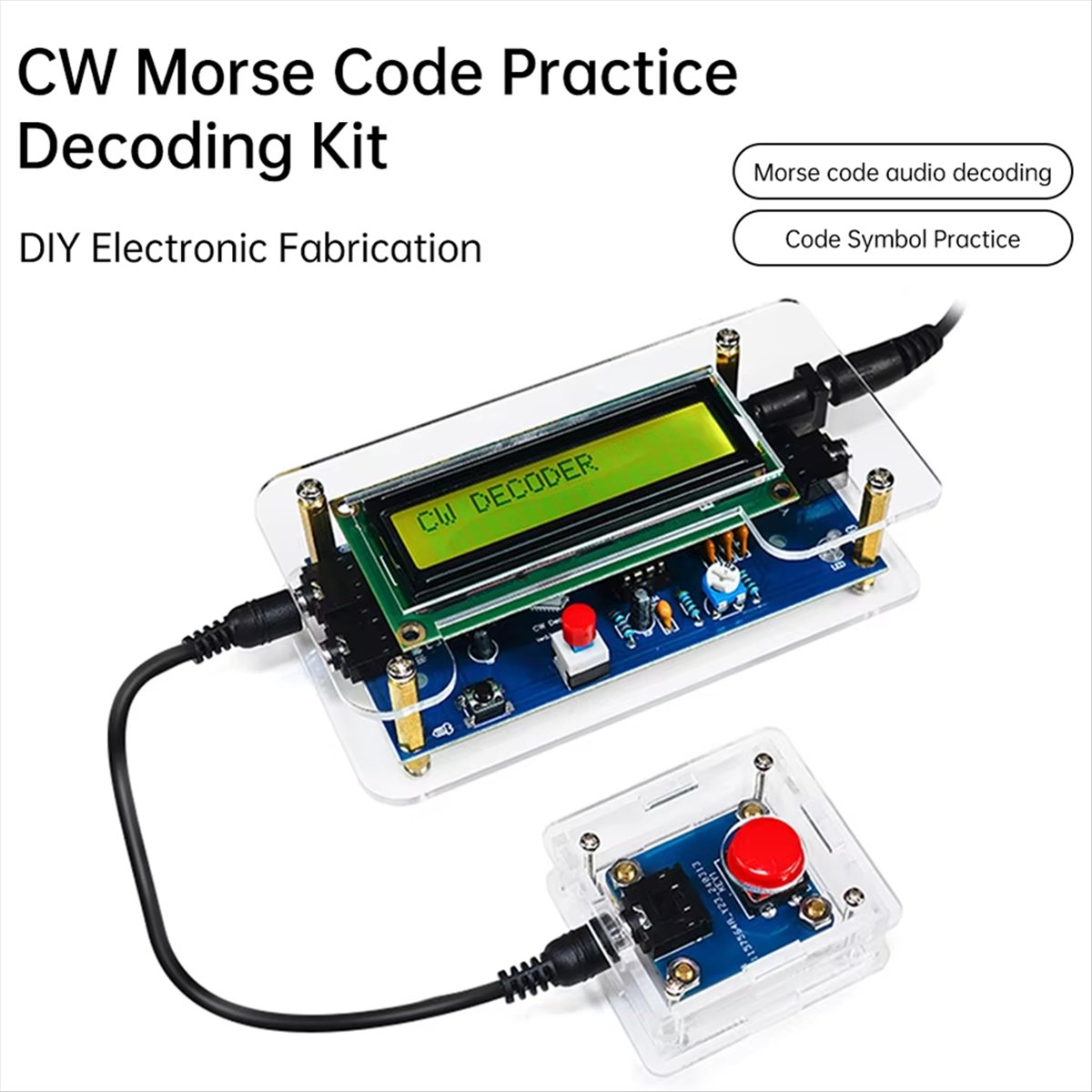 ECL-132 DIY Kit Blue Clock Scr - Diy Electronics India recension och pris
