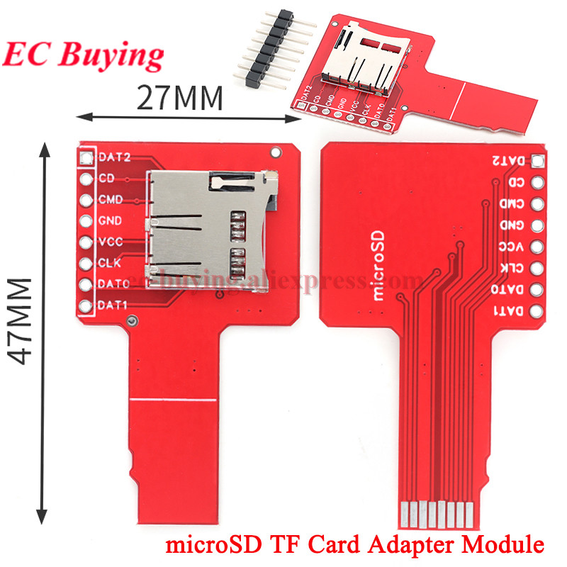10Pcs/1pc Micro SD TF Card SPI - Sd Card Module Spi recension och pris
