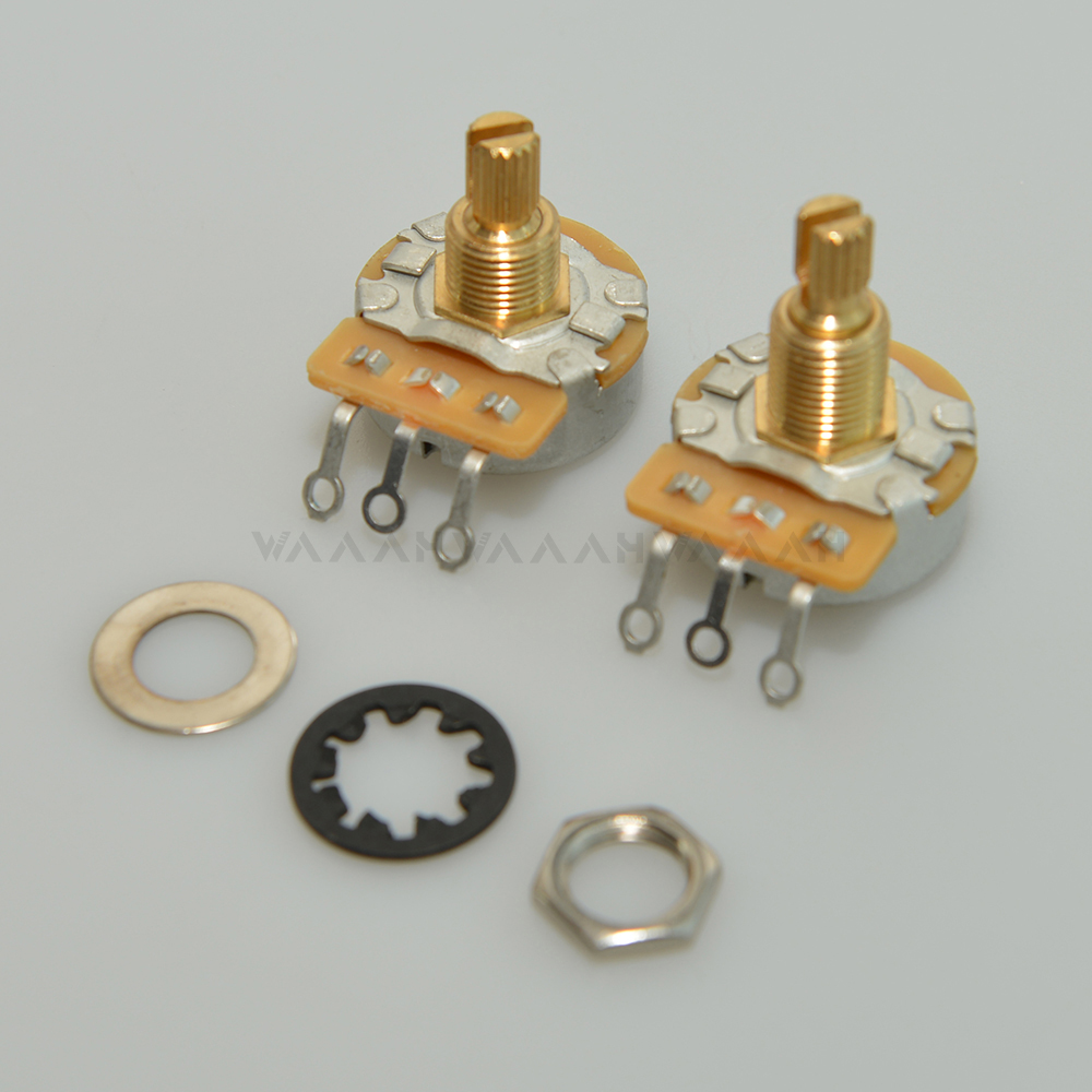 1 PCS Brass Split Shaft Potent - Diy Guitar Electronics recension och pris