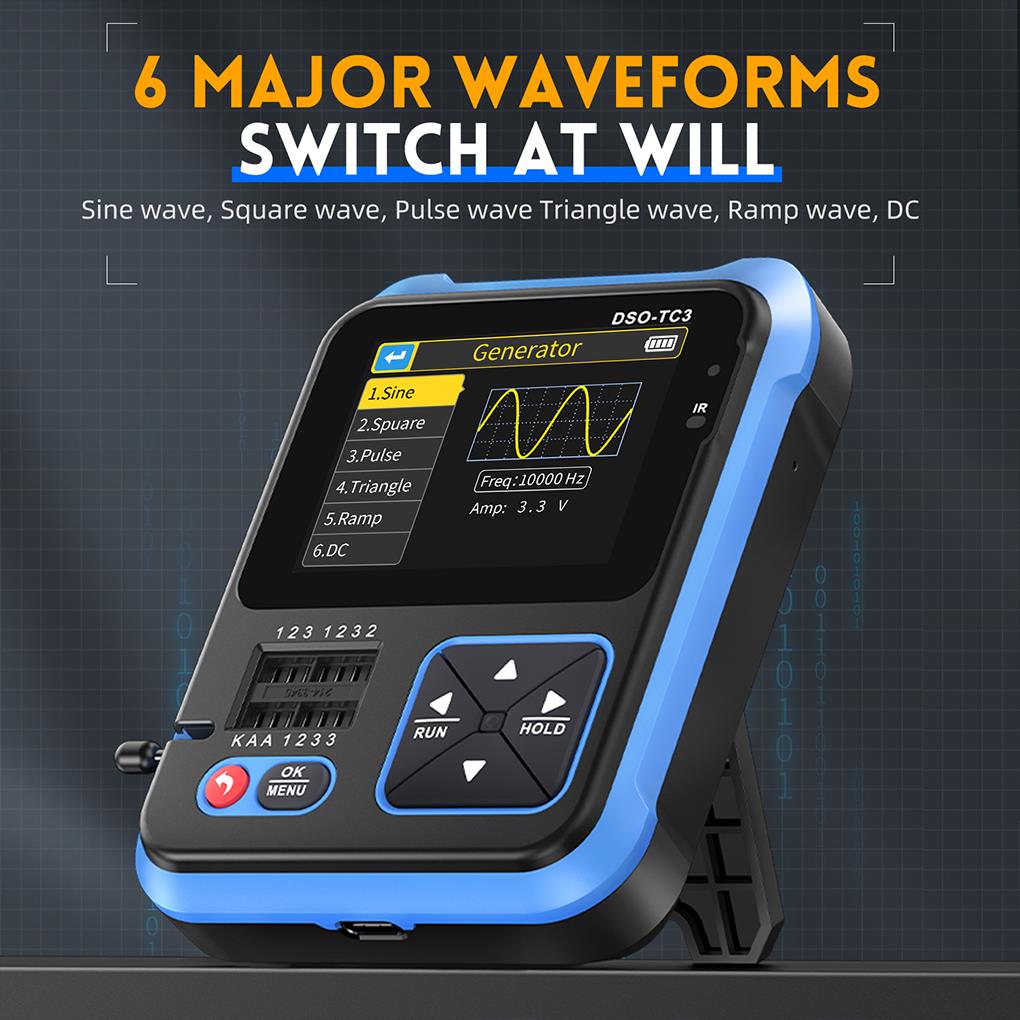 FNIRSI DSO-TC3 3in1 Mini Handh - Oscilloscope Dso Mini recension och pris